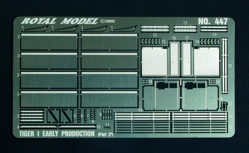 Royal Model Tiger I Early Production-Part 2 (for Tamiya kit) 1:48 (RM447)