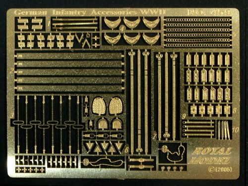 Royal Model German Infantry Accessories-(WWII 1:35 (RM459)