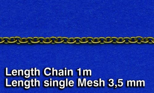 Royal Model Metal Chain (F) Length single Mesh 3,5 mm (RM521)