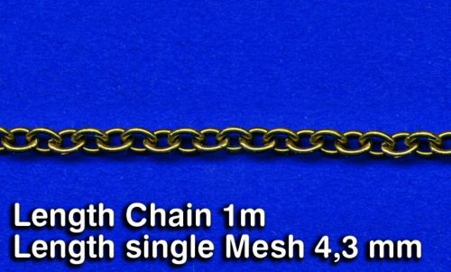 Royal Model Metal Chain (G) Length single Mesh 4,3 mm (RM522)