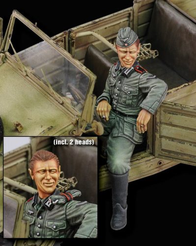 Royal Model Kubelwagen driver 'incl. 2 heads' 1:35 (RM608)