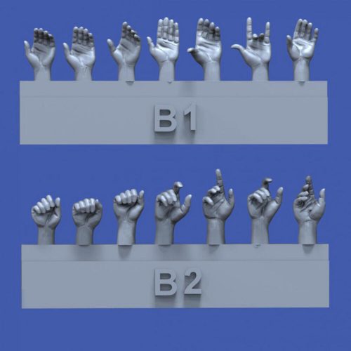 Royal Model Assorted hands set No.2 1:35 (RM840)