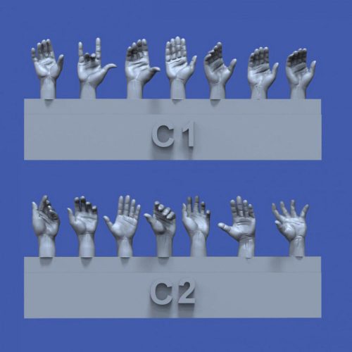 Royal Model Assorted hands set No.3 1:35 (RM841)