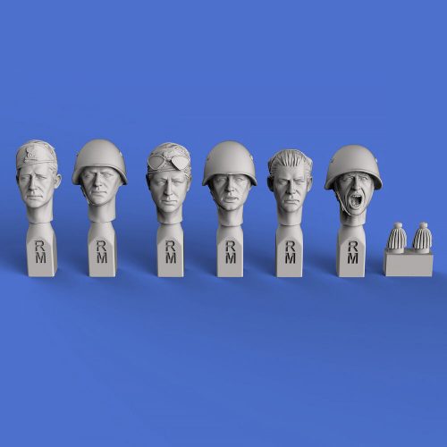 Royal Model Italian heads WWII (No.2) 1:35 (RM864)