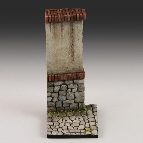 Royal Model Base with wall (cm 3,5x3,5) 1:32 (RM868)