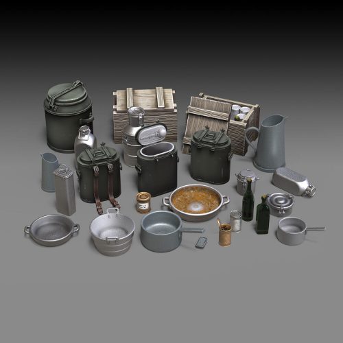 Royal Model German field kitchen accessories 1:35 (RM875)