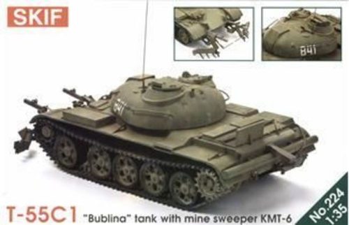 Skif T-55 'Bublina' tank with mine sweeper 1:35 (MK224)