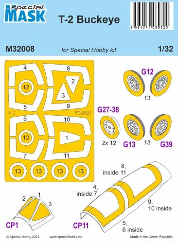 Special Hobby T-2 Buckeye MASK 1:32 (100-M32008)