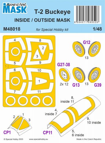 Special Hobby T-2 Buckeye Inside/Otside MASK 1:48 (100-M48018)