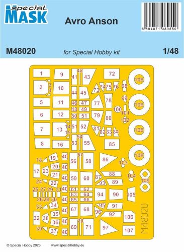 Special Hobby Avro Anson MASK 1:48 (100-M48020)