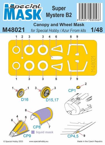 Special Hobby Super Mystere SMB-2 MASK 1:48 (100-M48021)