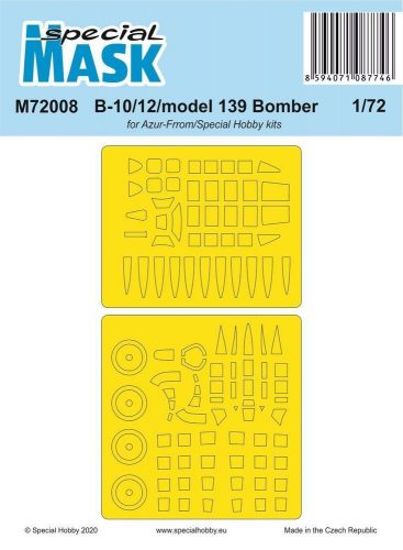 Special Hobby B-10/12/model 139 Bomber 1:72 (100-M72008)