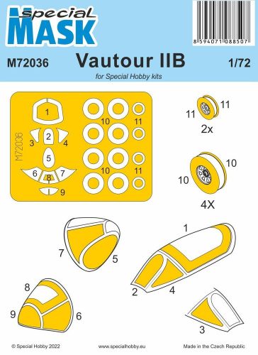 Special Hobby Vautour IIB MASK 1:72 (100-M72036)