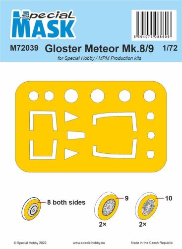 Special Hobby Gloster Meteor Mk.8/9 MASK 1/72 1:72 (100-M72039)