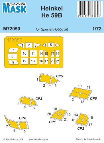 Special Hobby Heinkel He 59B MASK 1:72 (100-M72050)