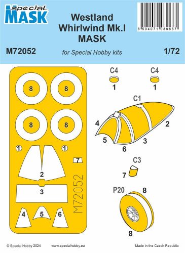 Special Hobby Westland Whirlwind Mk.I MASK 1:72 (100-M72052)