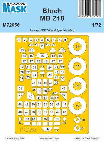 Special Hobby Bloch MB.210 MASK 1:72 (100-M72056)