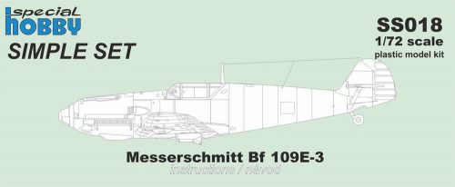 Special Hobby Messerschmitt Bf 109E-3 / Simple Set 1:72 (100-SS018)