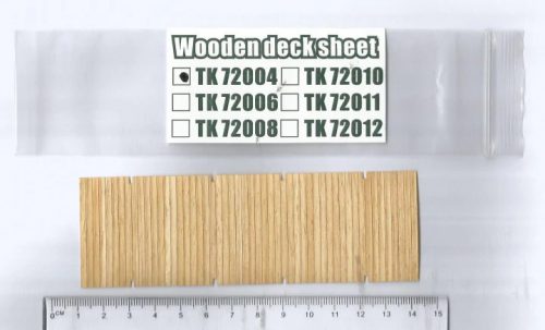 T-Model Wooden deck sheet German 50T Type SSYS Platformwagen 1:72 (TK72004)