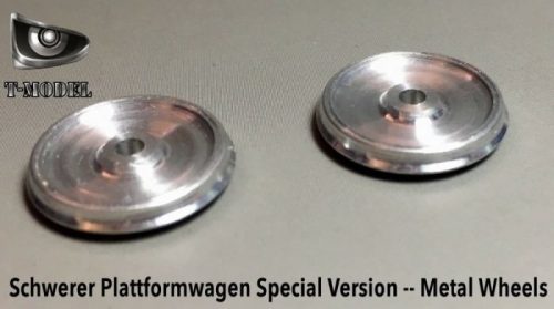 T-Model Metal wheels set(8pcs) German 50T Type SSYS Platformwagen 1:72 (TK72005)