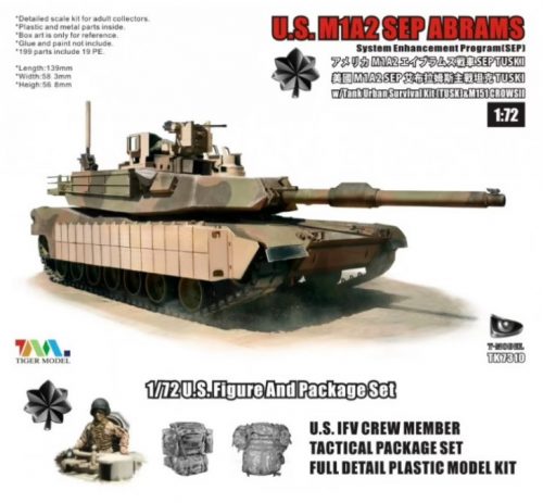 T-Model U.S.M1A2 SEP ABRAMS SEP TUSKI 1:72 (TK7310I)