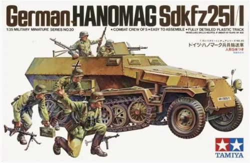Tamiya 1:35 German Hanomag Sd.Kfz 251/1 - 35020