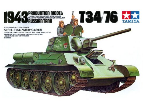 Tamiya 1:35 T-34/76 1942/43 - 35059