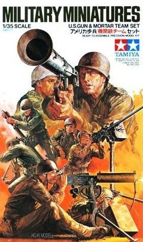 Tamiya 1:35 US Gun&Mortar Team Set - 35086