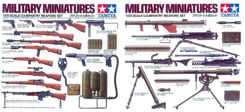 Tamiya 1:35 US Infantry Weapons set - 35121