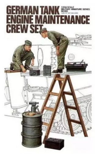 Tamiya 1:35 German Tank Engine Maintenance Crew Set - 35180