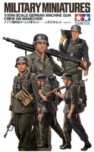 Tamiya 1:35 German Machine Gun Crew on Maneuver - 35184