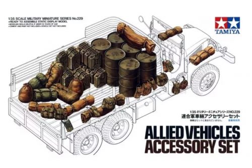 Tamiya 1:35 Allied Vehicles Accessory Set - 35229