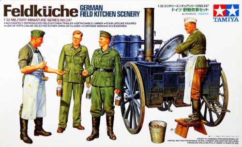 Tamiya 1:35 German Field Kitchen Scenery - 35247