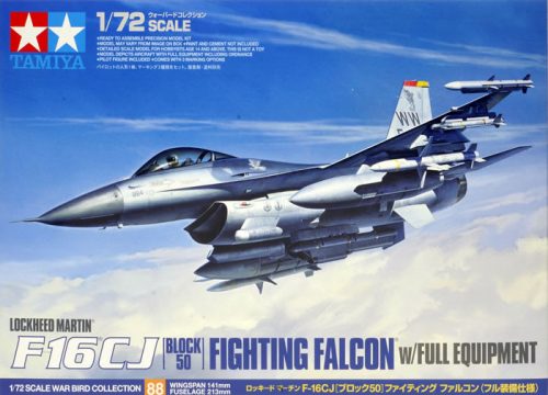 Tamiya 1:72 F-16CJ w/full equipment - 60788