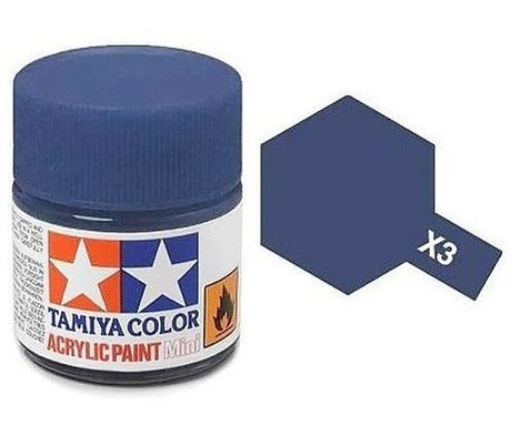 Tamiya Acrylic Paint Mini X-3 Royal Blue 10 ml (81503)