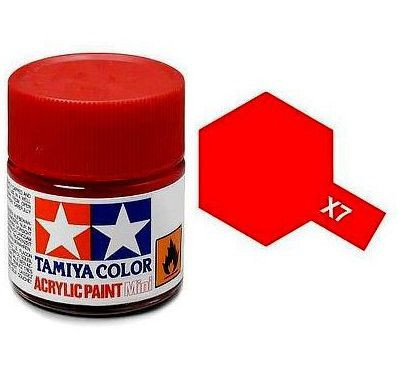 Tamiya Acrylic Paint Mini X-7 Red 10 ml (81507)