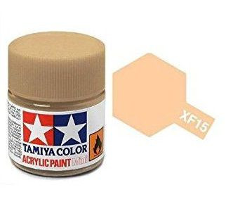 Tamiya Acrylic Paint Mini XF-15 Flat Flesh 10 ml (81715)