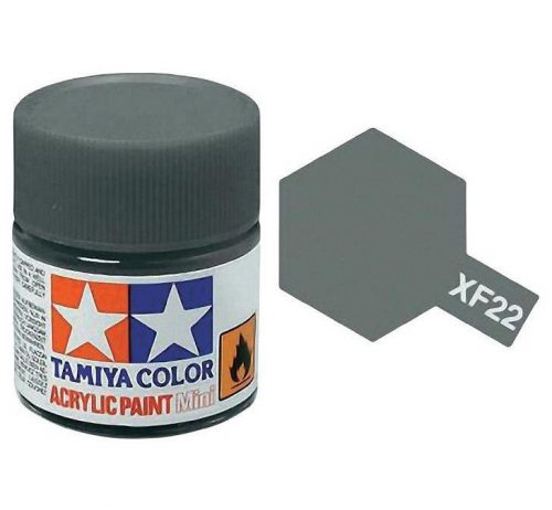 Tamiya Acrylic Paint Mini XF-22 RLM Grey 10 ml (81722)