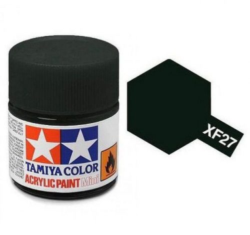 Tamiya Acrylic Paint Mini XF-27 Black Green 10 ml (81727)