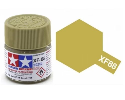 Tamiya Acrylic Paint Mini XF-88 Dark Yellow 2 10 ml (81788)