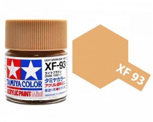 Tamiya Tamiya Acrylic Paint Mini XF-93 Light Brown DAK 1942 10 ml (81793)