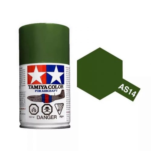 Tamiya AS-14 Olive Green (USAF) Spray 100 ml (86514)