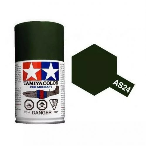 Tamiya AS-24 Dark Green (Luftwaffe) Spray 100 ml (86524)