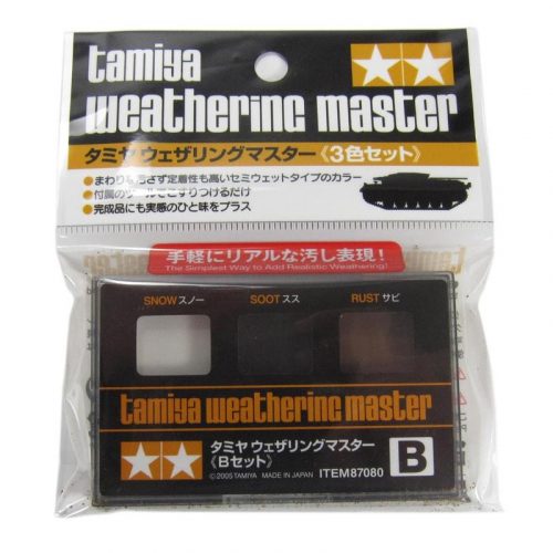 Tamiya Weathering Set B Snow/Smut/Rust (87080)