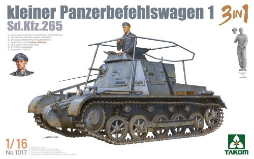 Takom Sd.Kfz.265 Kleiner Panzerbefehlswagen 1 3 in 1 1:16 (TAK1017)