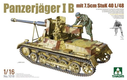 Takom Panzerjäger I B mit 7,5cm StuK 40 L/48 1:16 (TAK1018)