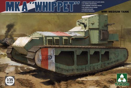 Takom MK A Whippet WWI Medium Tank 1:35 (TAK2025)