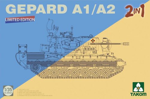 Takom Flackpanzer1 Gepard SPAAG A1/A2  2in1 1:35 (TAK2044x)