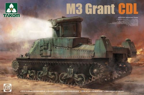 Takom BRITISH MEDIUM TANK M3 GRANT CDL 1:35 (TAK2116)