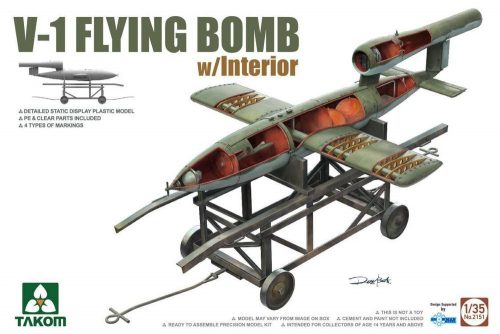 Takom V-1 FLYING BOMB w/Interior 1:35 (TAK2151)